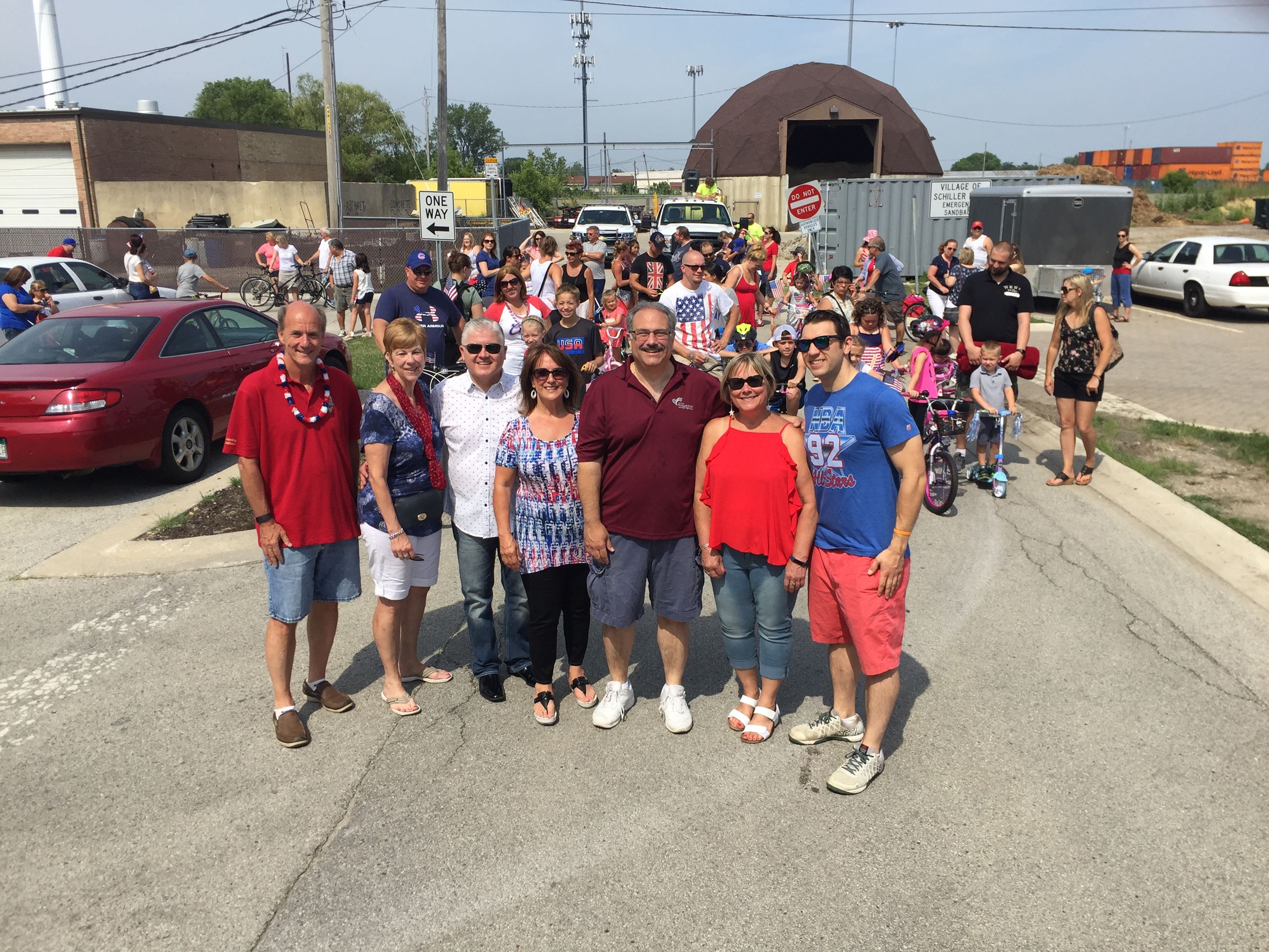 Village Board Photo at Parade-Picnic 2 - July 2017