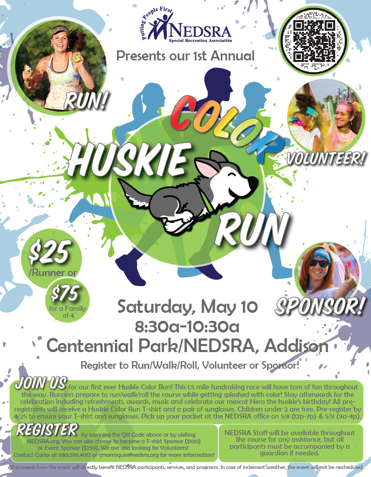 Huskie Color Run 2025 Flyer WEB