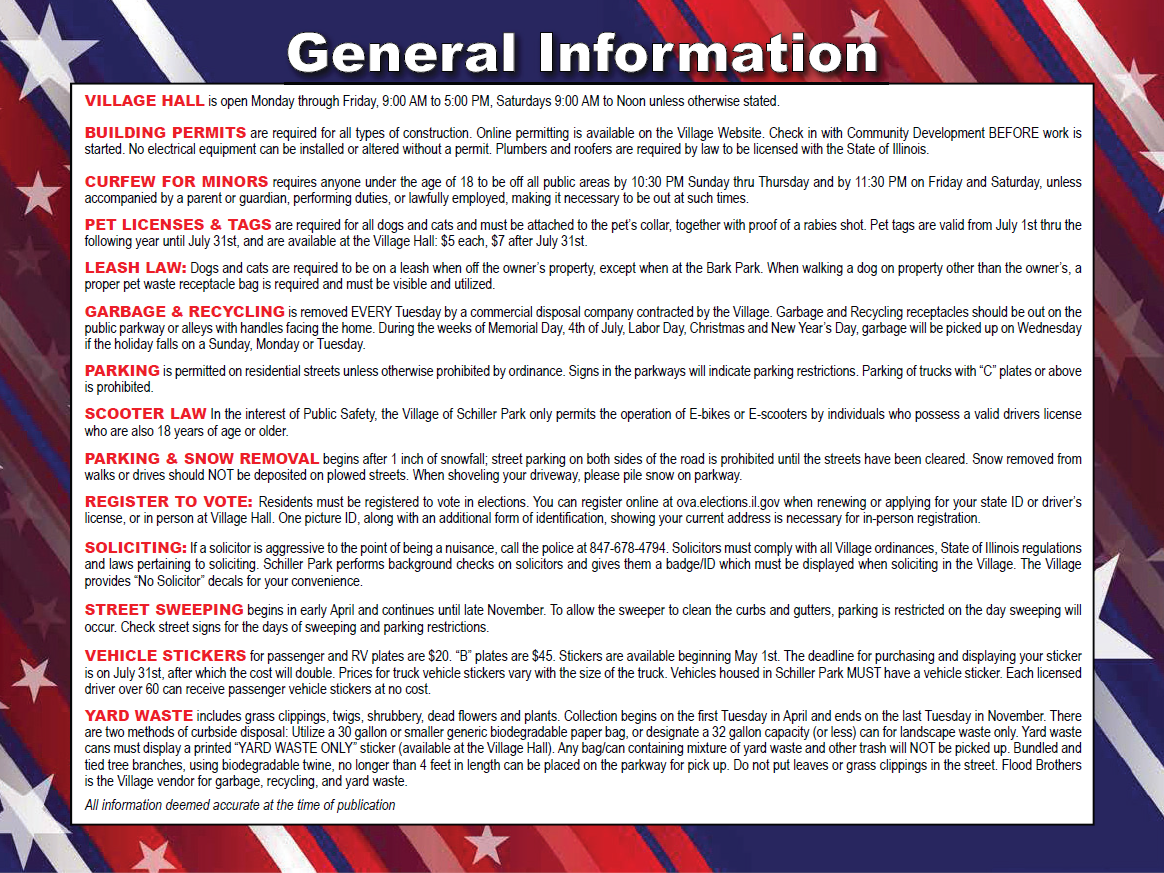 General Information 2026